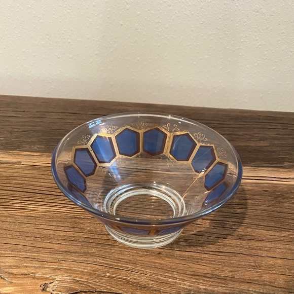 Vintage Washington Pasinski Blue Hexagon Bowl 
One Bowl - Picture 9 of 11